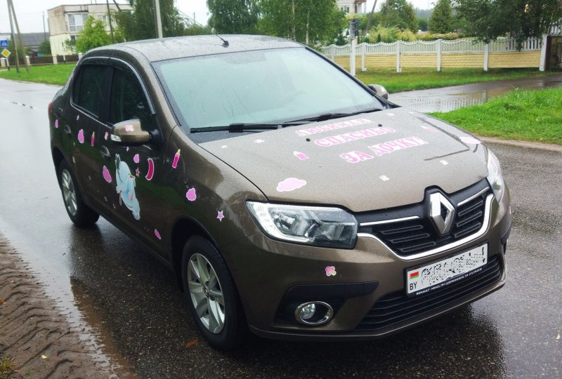 Renault Logan 2019 коричневый