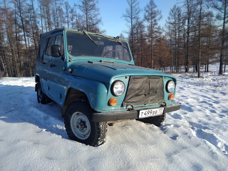 УАЗ 31512 синий