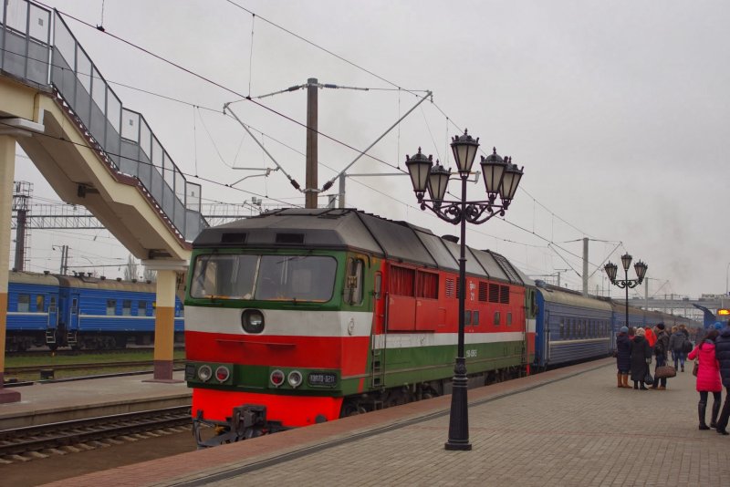 Маршрут поезда 051б Санкт-Петербург Брест