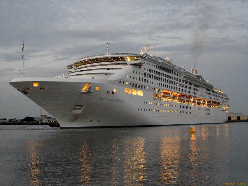 Sun Princess круизный лайнер