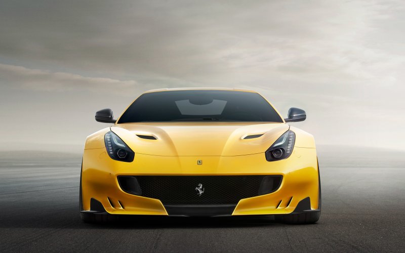Ferrari f12 желтая