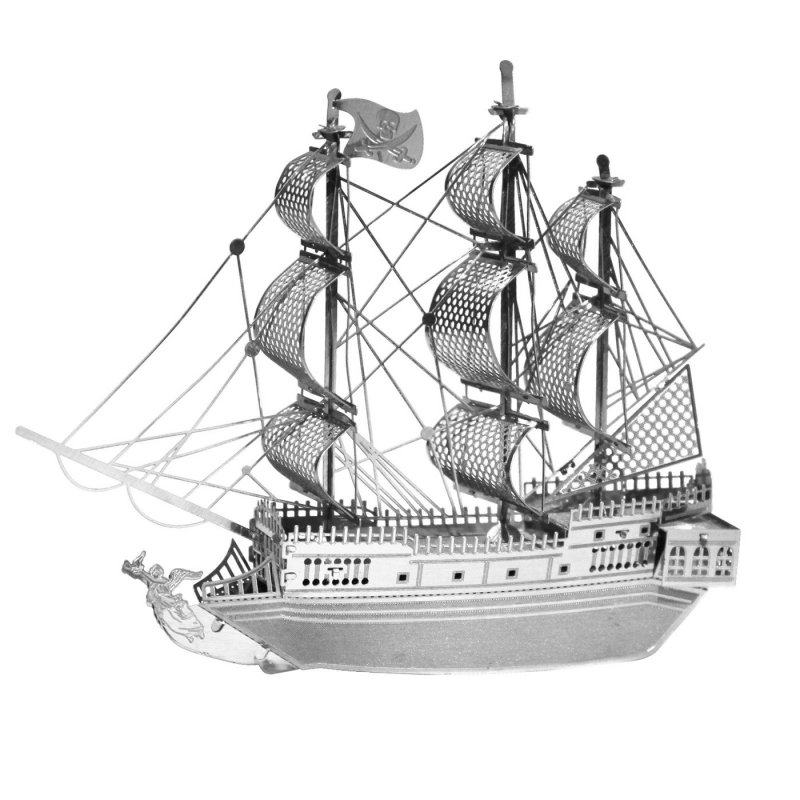 3d пазл корабль черная Жемчужина