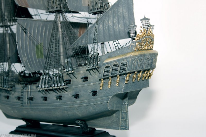 9037 Звезда 1/72 корабль Джека воробья"черная Жемчужина"