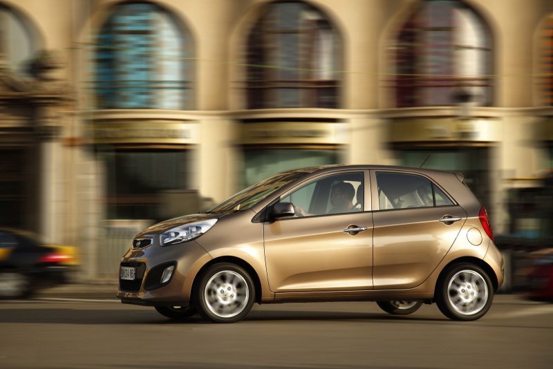 Маленькая машина Kia Picanto