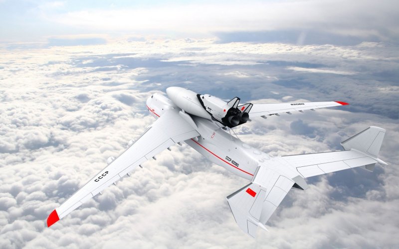 АН-225 И Буран полет