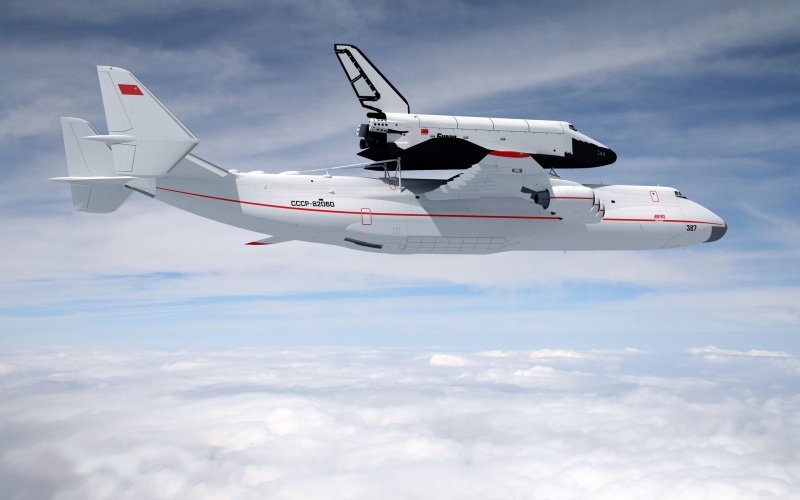 Самолёт АН 225 Мрия и Буран
