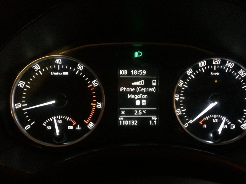 Приборная панель Octavia a5