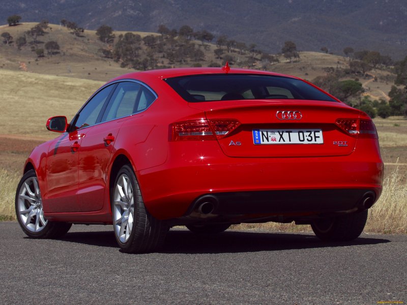 Audi a5 Sportback Red