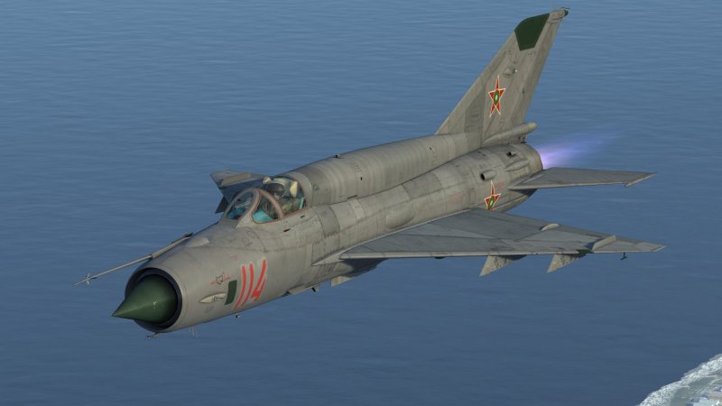Самолёт миг-21пф