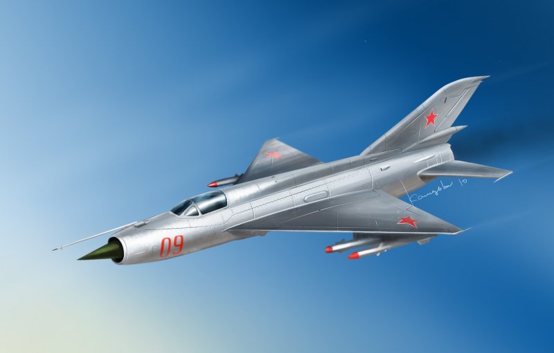 Самолет миг-21пфм