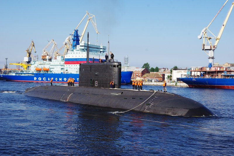 Подводная лодка с дизельным двигателем