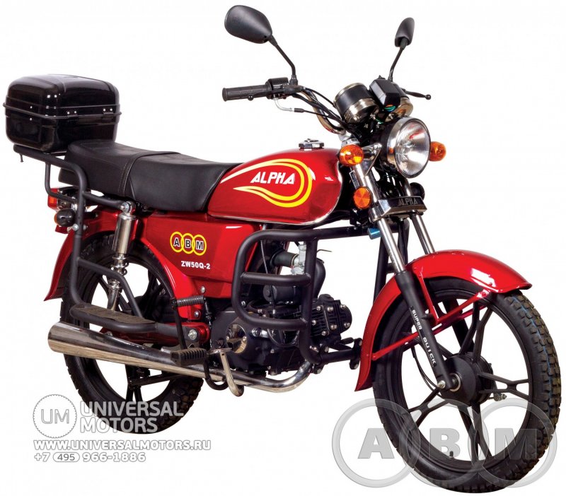 Мопед ABM Alpha Lux Альфа Люкс 2018