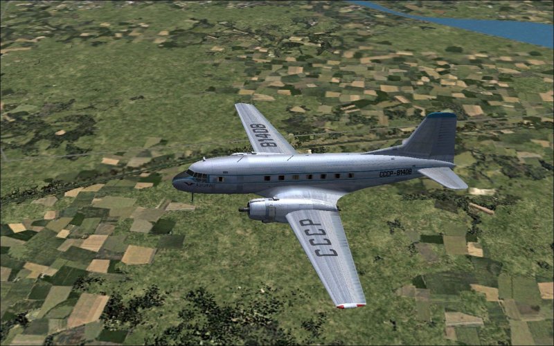 Ил 18 с 3д кабиной для FS 2004