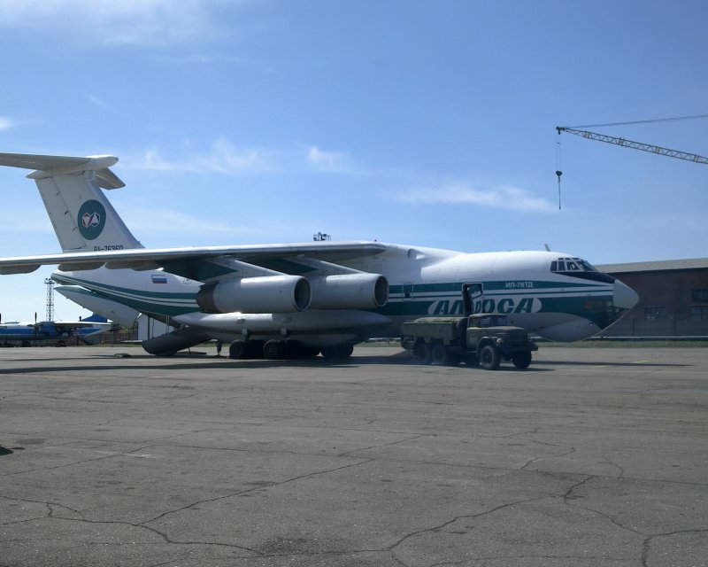 Самолёт ил-76 в России