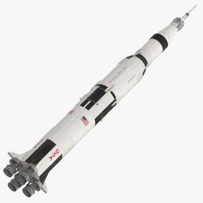 Сборная модель ракета-носитель Apollo Saturn v