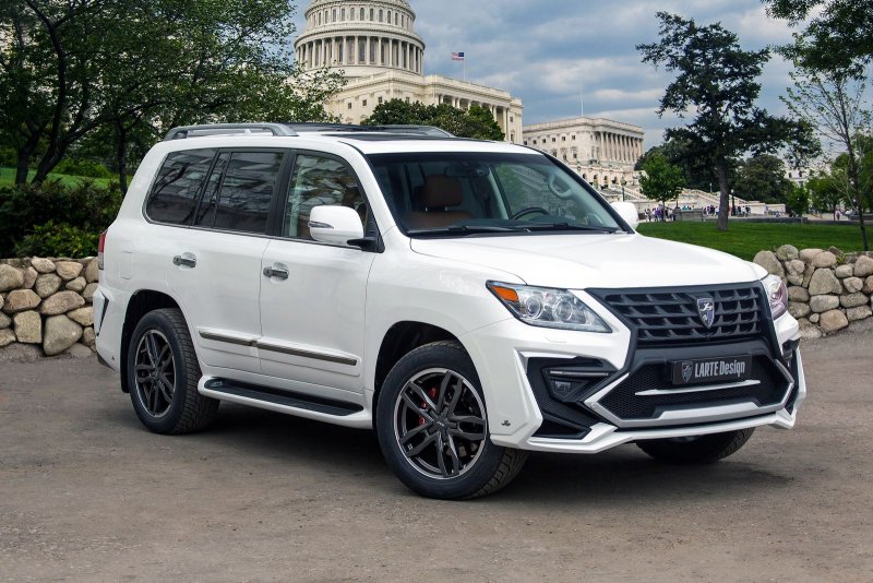 Lexus LX 570 2016 белый