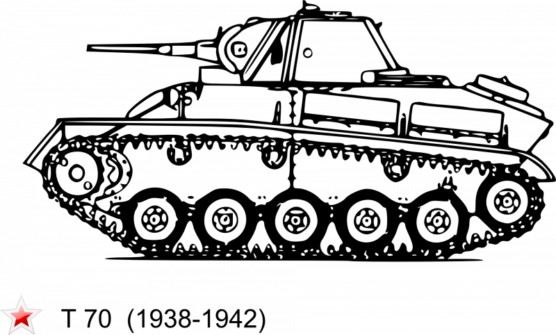 Раскраски танков т34 т70