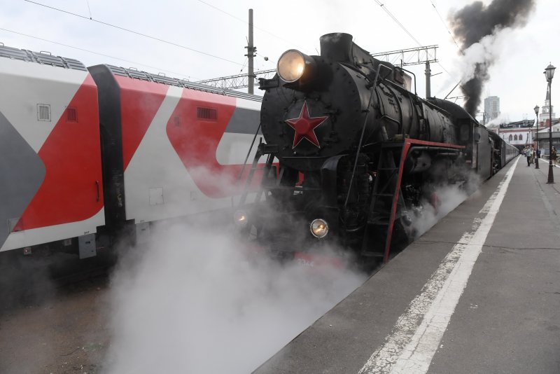 Ретро поезд Москва Владивосток