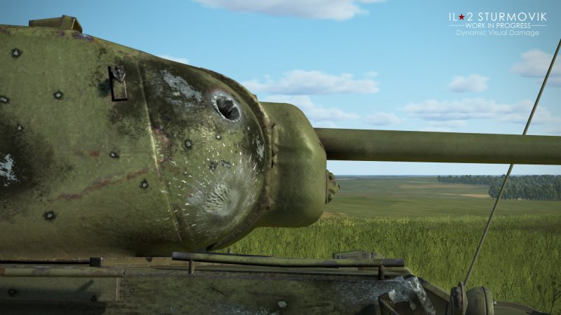 B-17 Damaged