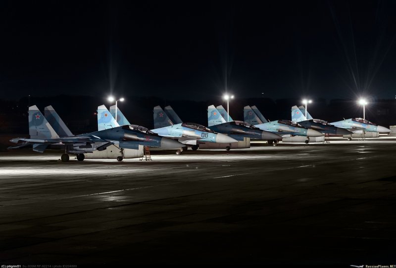 Су 27 ночью