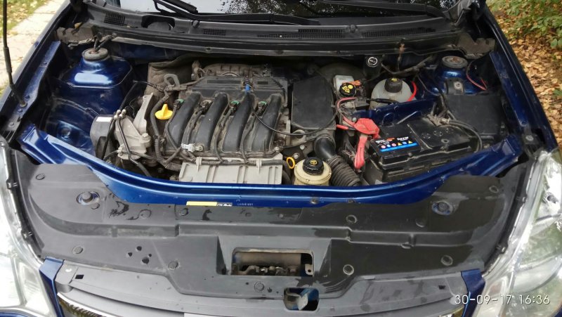 Nissan Almera 2014 под капотом
