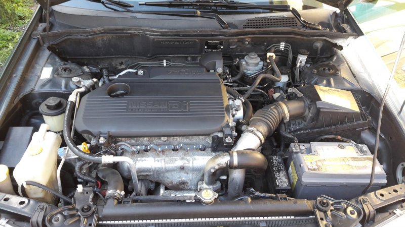 Nissan Almera n15 подкапотное
