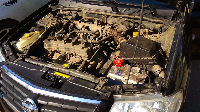 Nissan Almera Classic под капотом