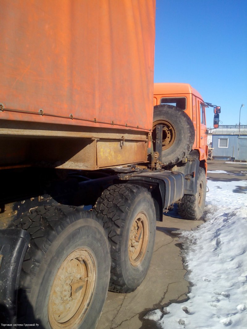 КАМАЗ 65206 С тралом