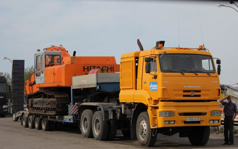 КАМАЗ 6460 Рестайлинг с тралом