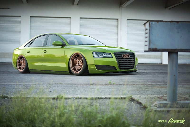 Audi a8 stance