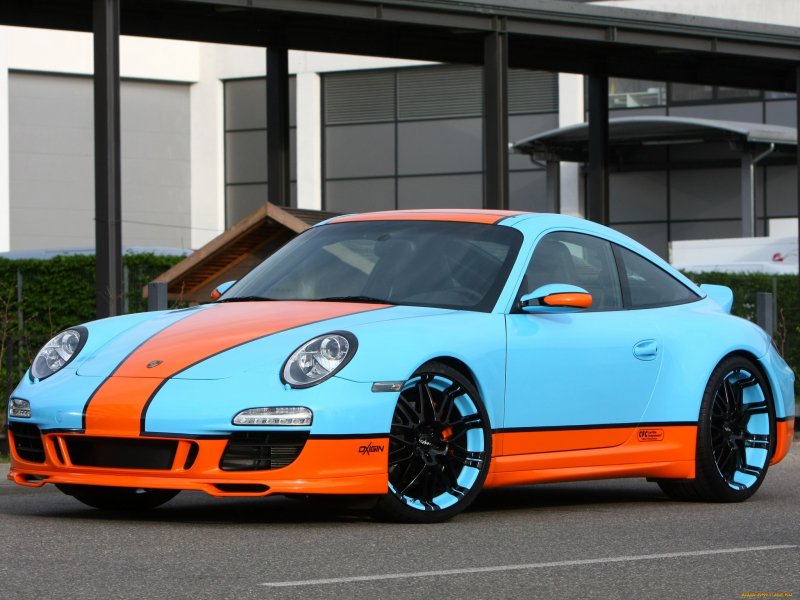 Porsche 911 Sport оранжевая