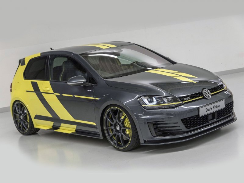 Гольф GTI желтый