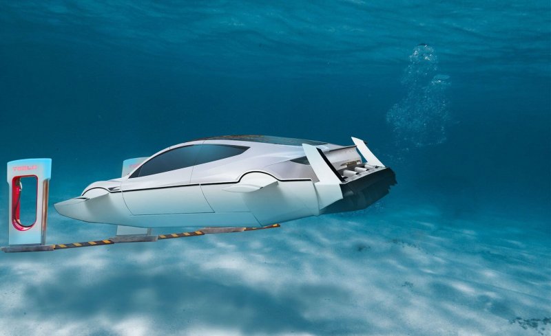 Electric Submarine Тесла