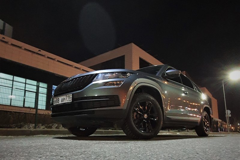 Skoda Kodiaq 2020 черные диски