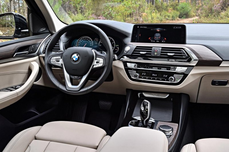 BMW x3 2017 салон