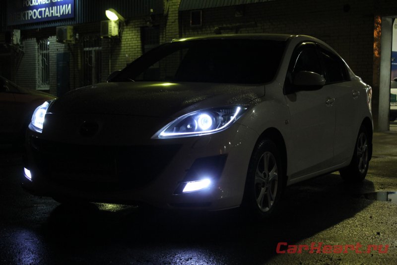 Mazda 3 BL фары тюнинг