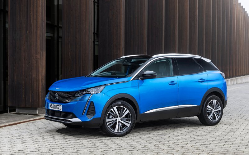 Peugeot 3008 2021 синий