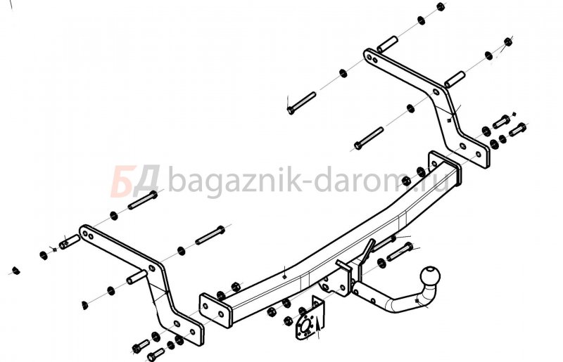 Фаркоп Bosal 1432-a