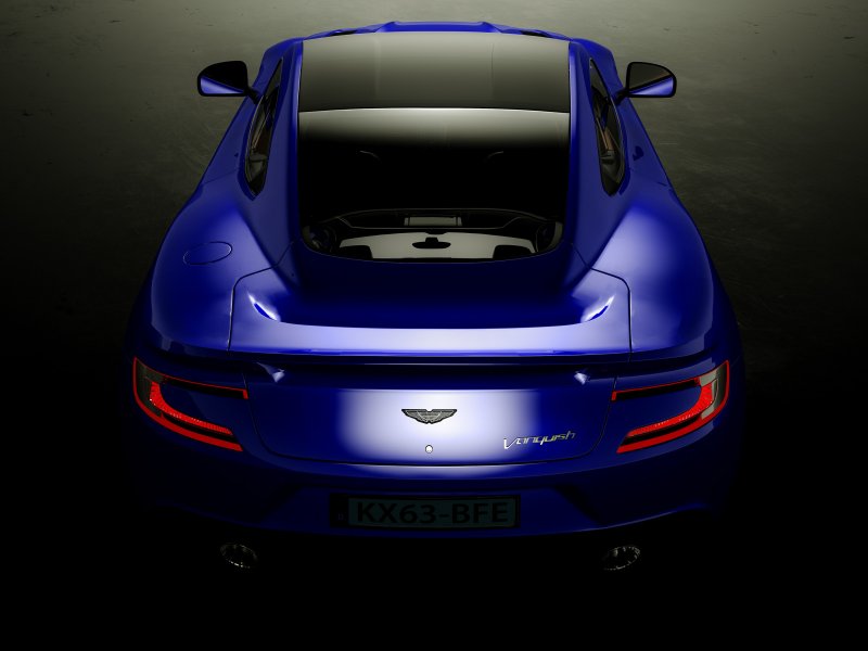 Aston Martin Vanquish сзади