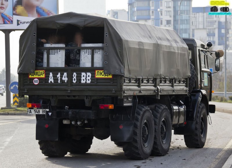 КАМАЗ 43114 сзади