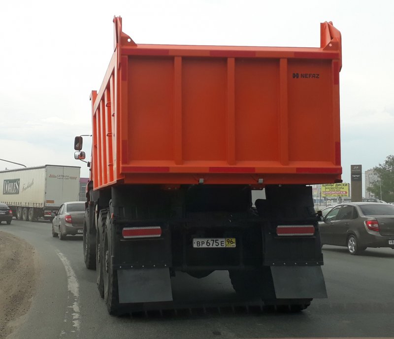 Задний брызговик на КАМАЗ 65222