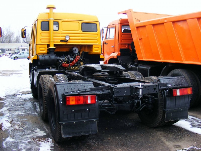 КАМАЗ 65115 кабина сзади