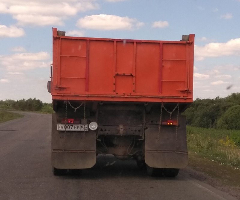 КАМАЗ 5511 сзади