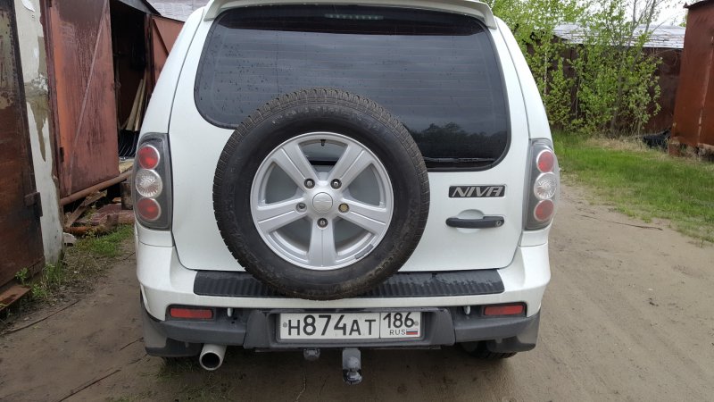 Защита для запасного колеса Chevrolet Niva