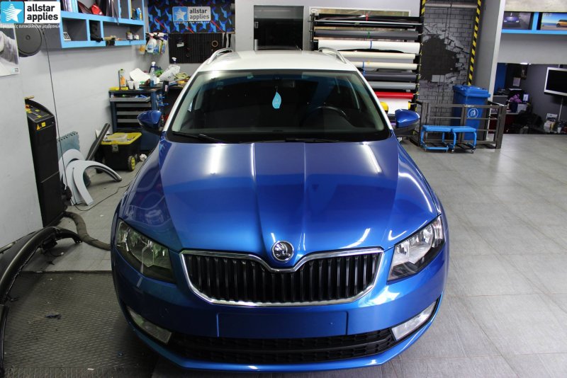 Titan Blue Metallic Skoda
