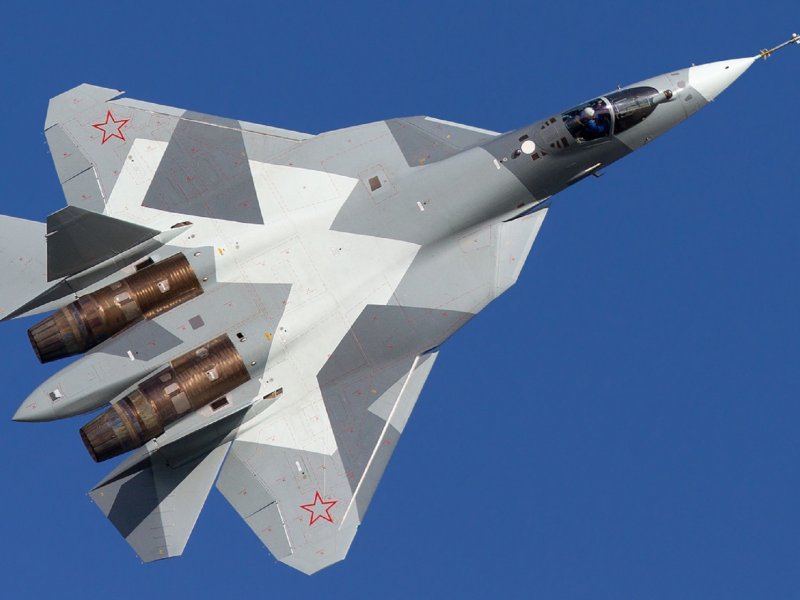 Су-57 реактивный самолёт