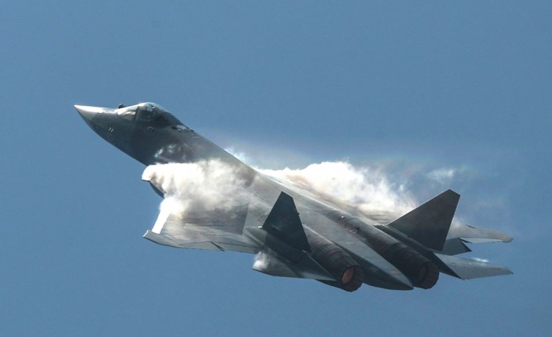 Су-57 реактивный самолёт