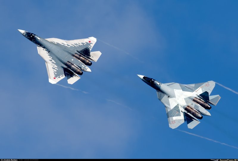 Су-57 пятого поколения