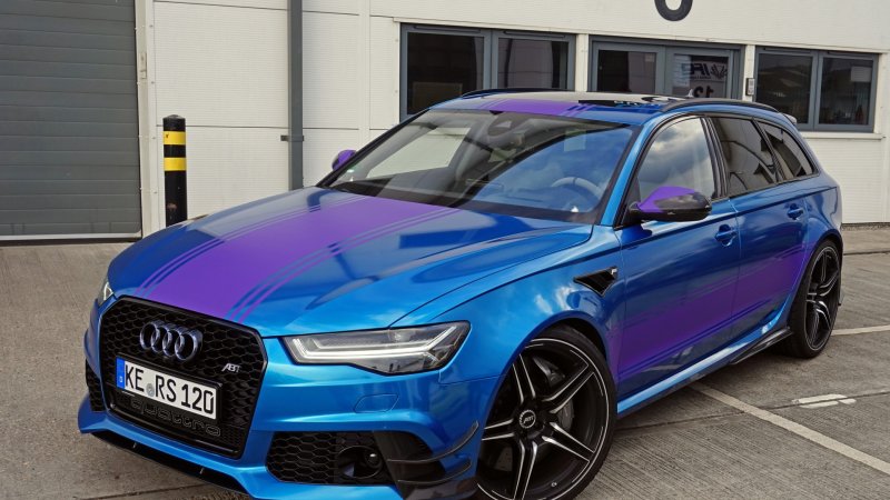 Audi rs6 avant Blue