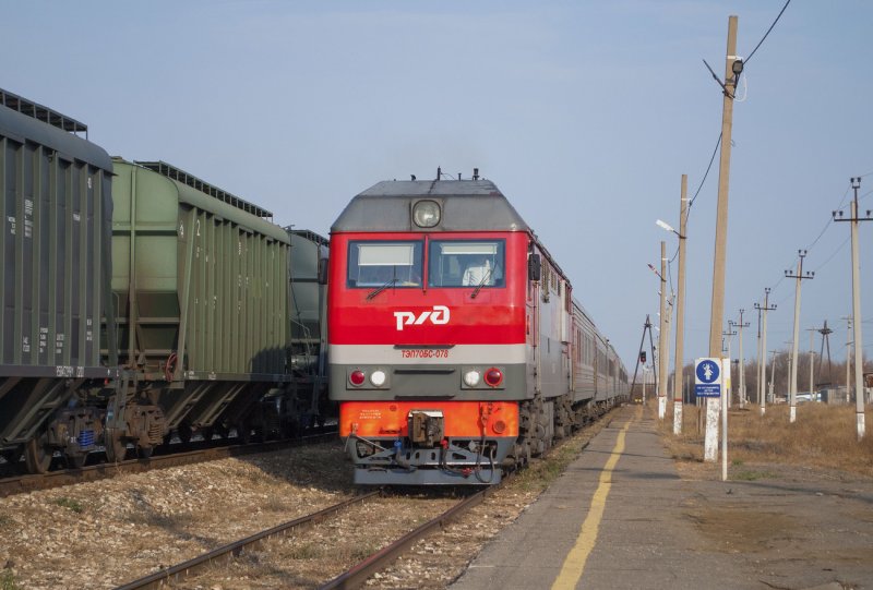 Поезд тэп70бс